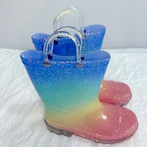 Kids Light Up Sparkle Member’s Mark Rain Boot